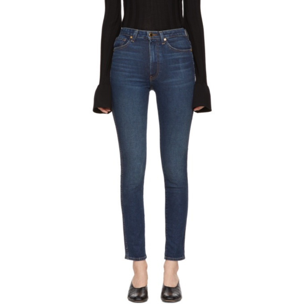 Khaite Vanessa Jeans Dark rinse